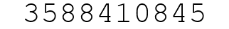 Number 3588410845.