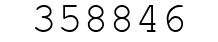 Number 358846.