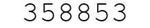 Number 358853.