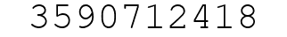 Number 3590712418.