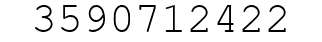 Number 3590712422.