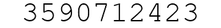 Number 3590712423.