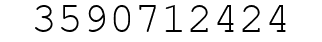 Number 3590712424.