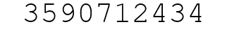 Number 3590712434.