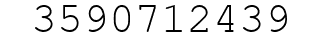 Number 3590712439.