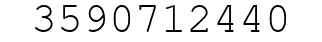 Number 3590712440.
