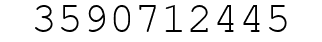 Number 3590712445.