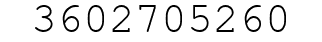 Number 3602705260.