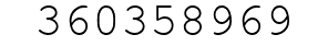 Number 360358969.
