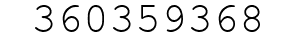 Number 360359368.