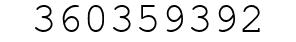 Number 360359392.