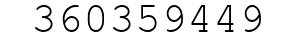 Number 360359449.