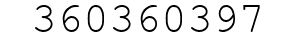 Number 360360397.
