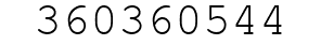 Number 360360544.