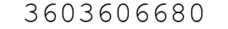 Number 3603606680.
