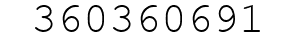Number 360360691.