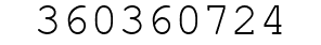 Number 360360724.