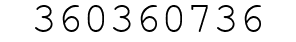 Number 360360736.