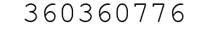 Number 360360776.