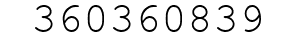 Number 360360839.