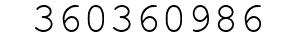 Number 360360986.