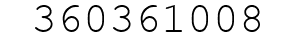 Number 360361008.
