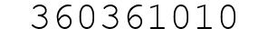 Number 360361010.