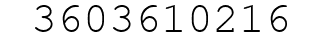 Number 3603610216.