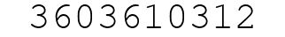 Number 3603610312.
