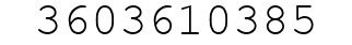 Number 3603610385.