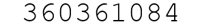 Number 360361084.