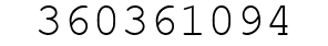 Number 360361094.