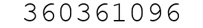 Number 360361096.