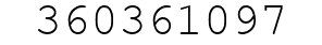 Number 360361097.