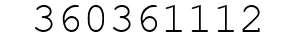 Number 360361112.
