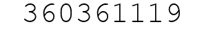 Number 360361119.