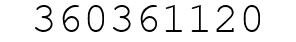 Number 360361120.