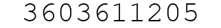 Number 3603611205.