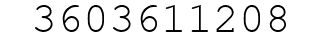 Number 3603611208.