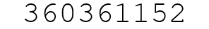 Number 360361152.