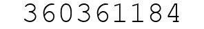 Number 360361184.