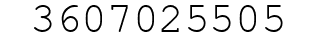 Number 3607025505.