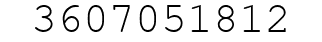 Number 3607051812.