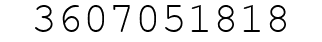 Number 3607051818.