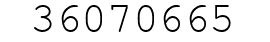 Number 36070665.