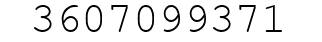 Number 3607099371.