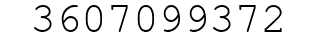 Number 3607099372.