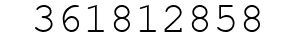 Number 361812858.