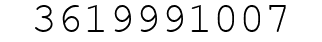 Number 3619991007.