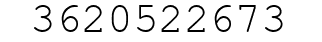 Number 3620522673.